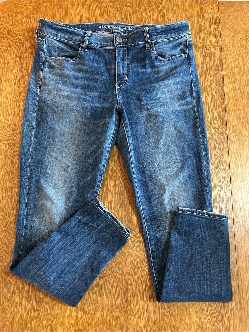 American Eagle Outfitters Women's Medium Blue Skinny Jeans